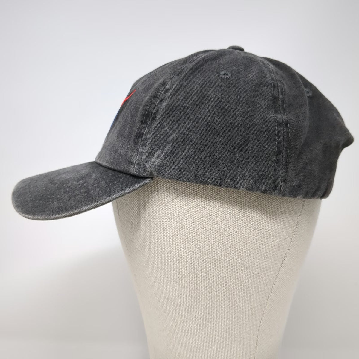 NASA Meatball Logo Gray One Size Baseball Cap Slideback Adjustable Cotton Hat