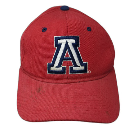 Zephyr Arizona Wildcats NCAA Red 7 1/8 Fitted Cap Hat Wool Blend Embroidered