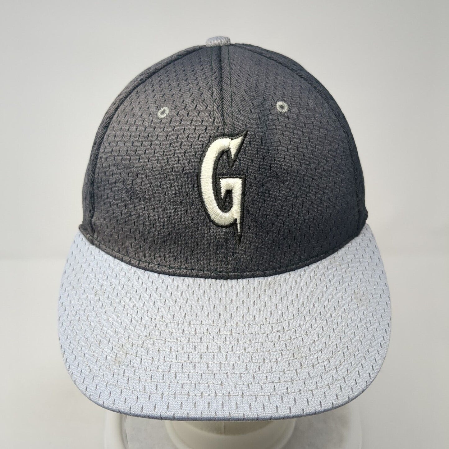 Letter G Fitted Hat Gray 7 1/4 Embroidered Richardson 615 Pro Fit