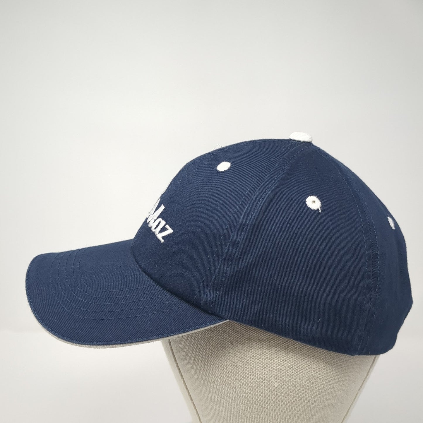 ArrMaz Slideback Hat Blue One Size Adjustable Embroidered Headliner