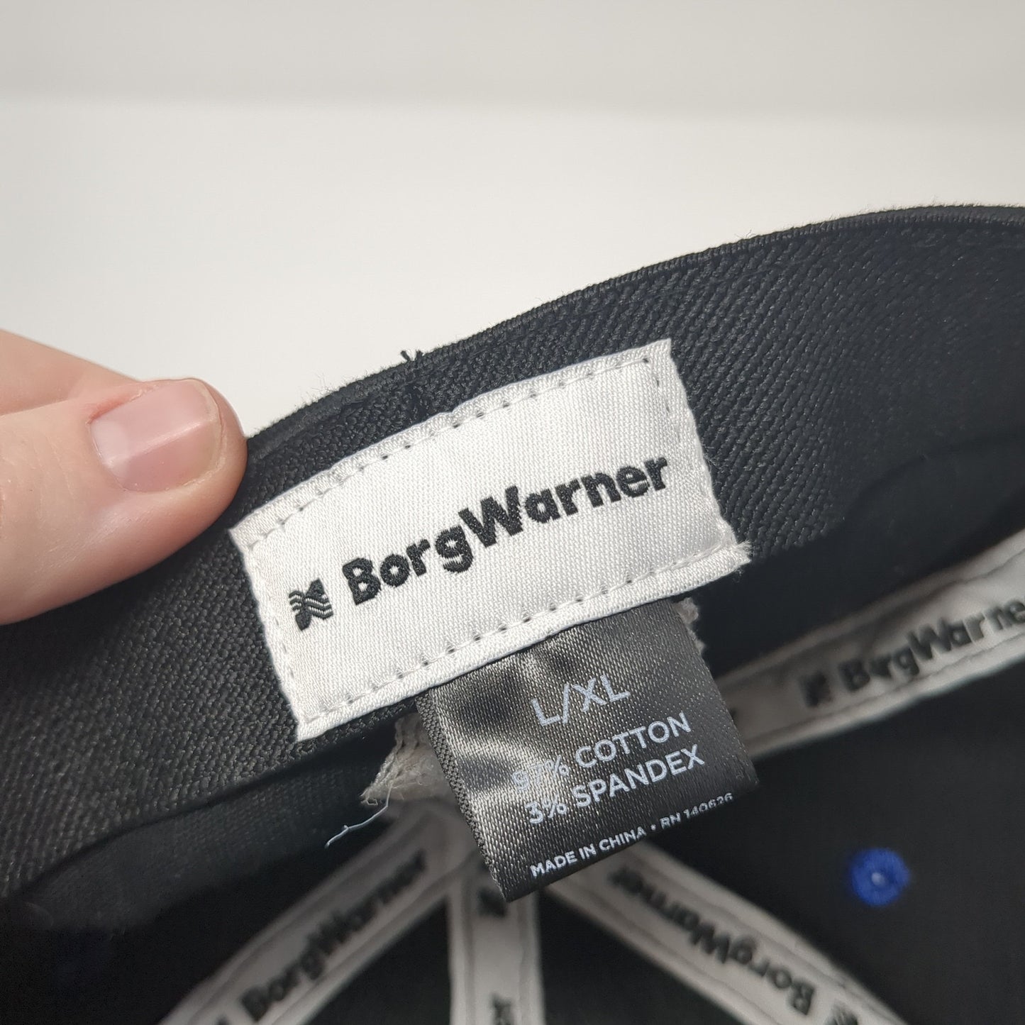 EFR BorgWarner Fitted Hat Black XL Embroidered Engineered For Racing
