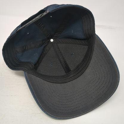 Dickies Snapback Blue OSFM Logo Patch Adjustable Workwear Canvas Duck Cloth Hat