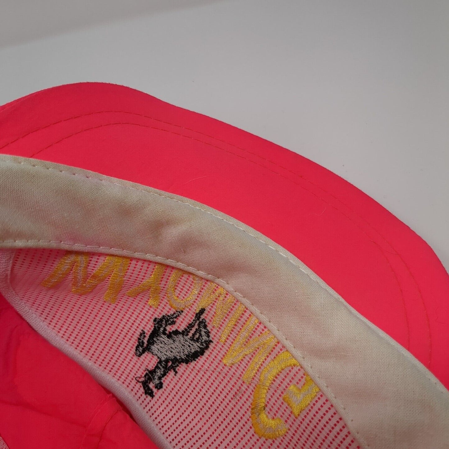 Wyoming Snapback Hat Pink OS Adjustable Embroidered Great Mountain West Supply