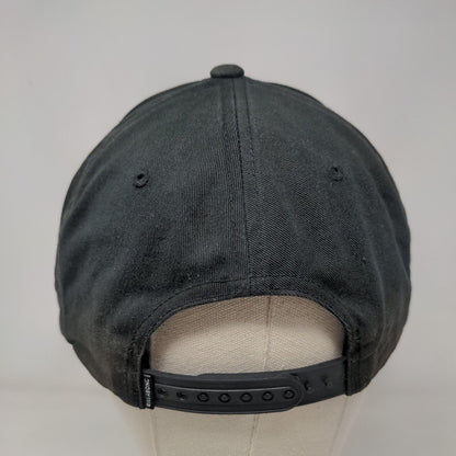 Billabong Patch Snapback Hat Black OSFA Adjustable Solid Vent Holes