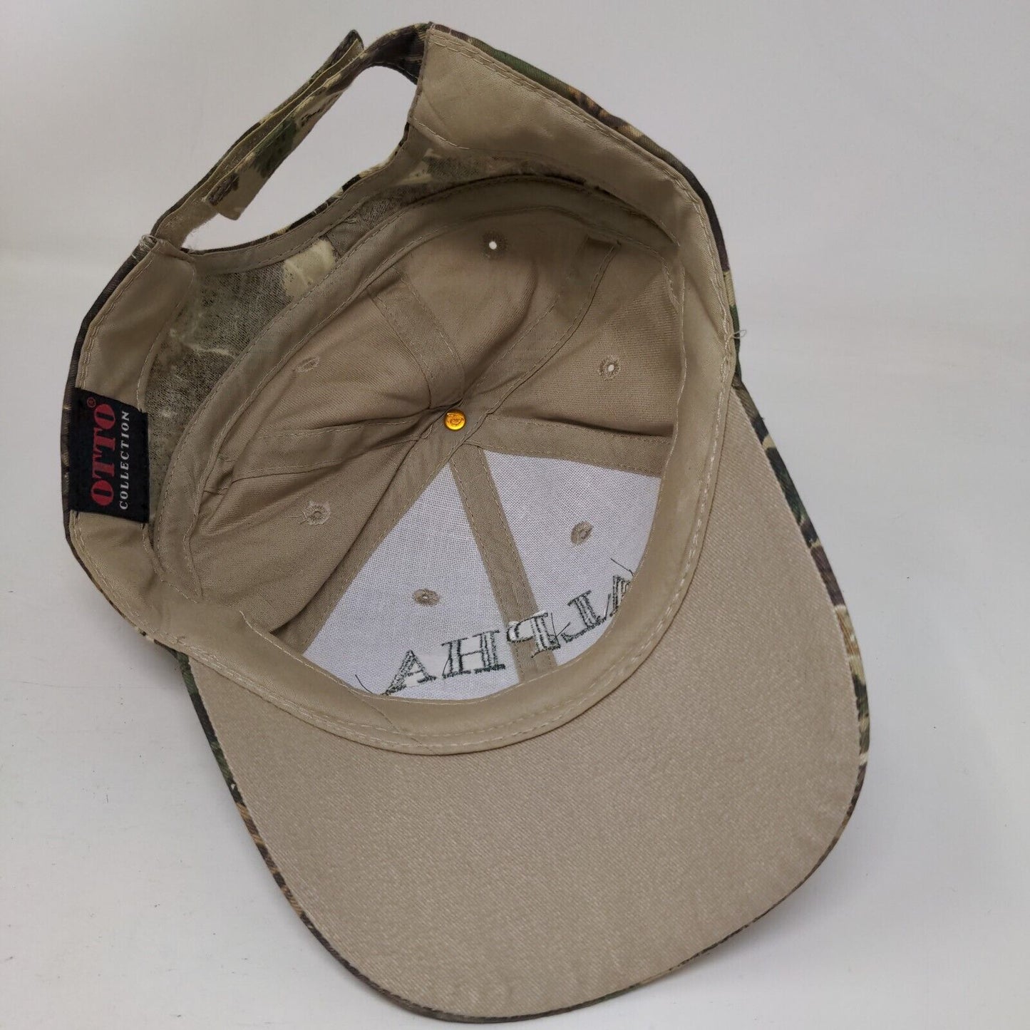 Alpha Machine And Repair Strapback Hat Multicolor OSFM Camo Trim Otto
