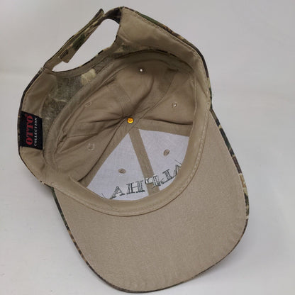 Alpha Machine And Repair Strapback Hat Multicolor OSFM Camo Trim Otto