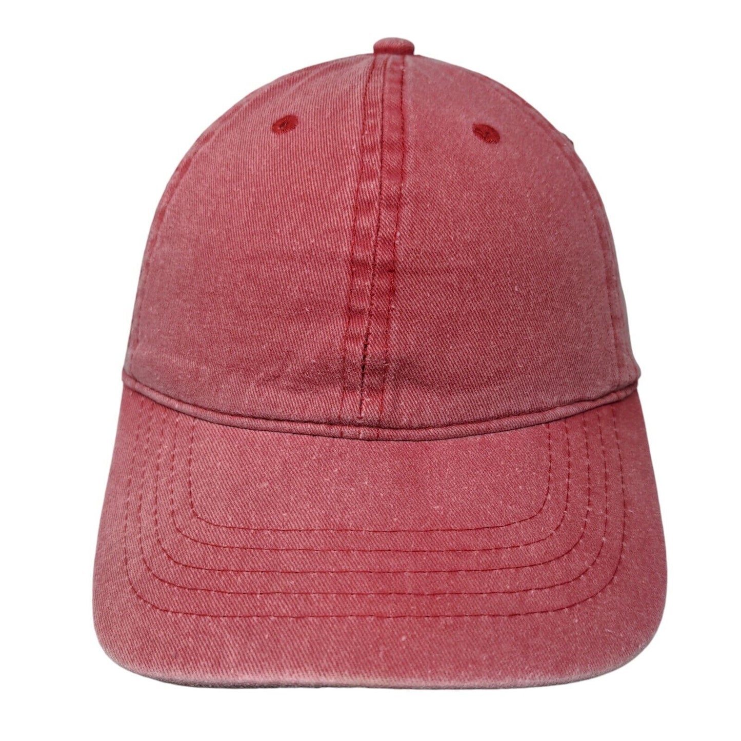 Unbranded Strapback Hat Red Rover OSFM Adjustable 6 Panel Blank