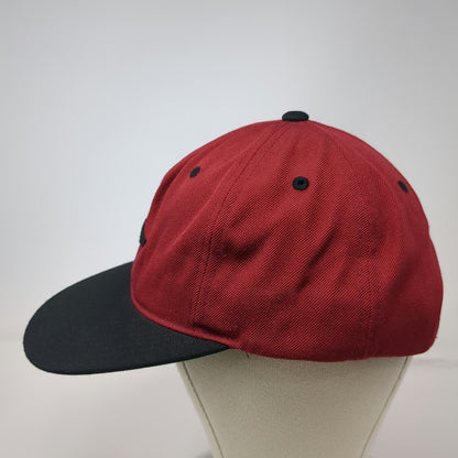Primitive Snapback Red One Size Pennant Logo Green Underbrim Skateboarding Hat