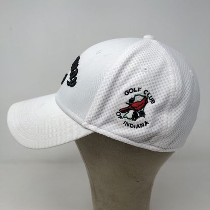 Callaway Men's Fitted Hat White Size S/M Embroidered Odyssey Golf Club Logo
