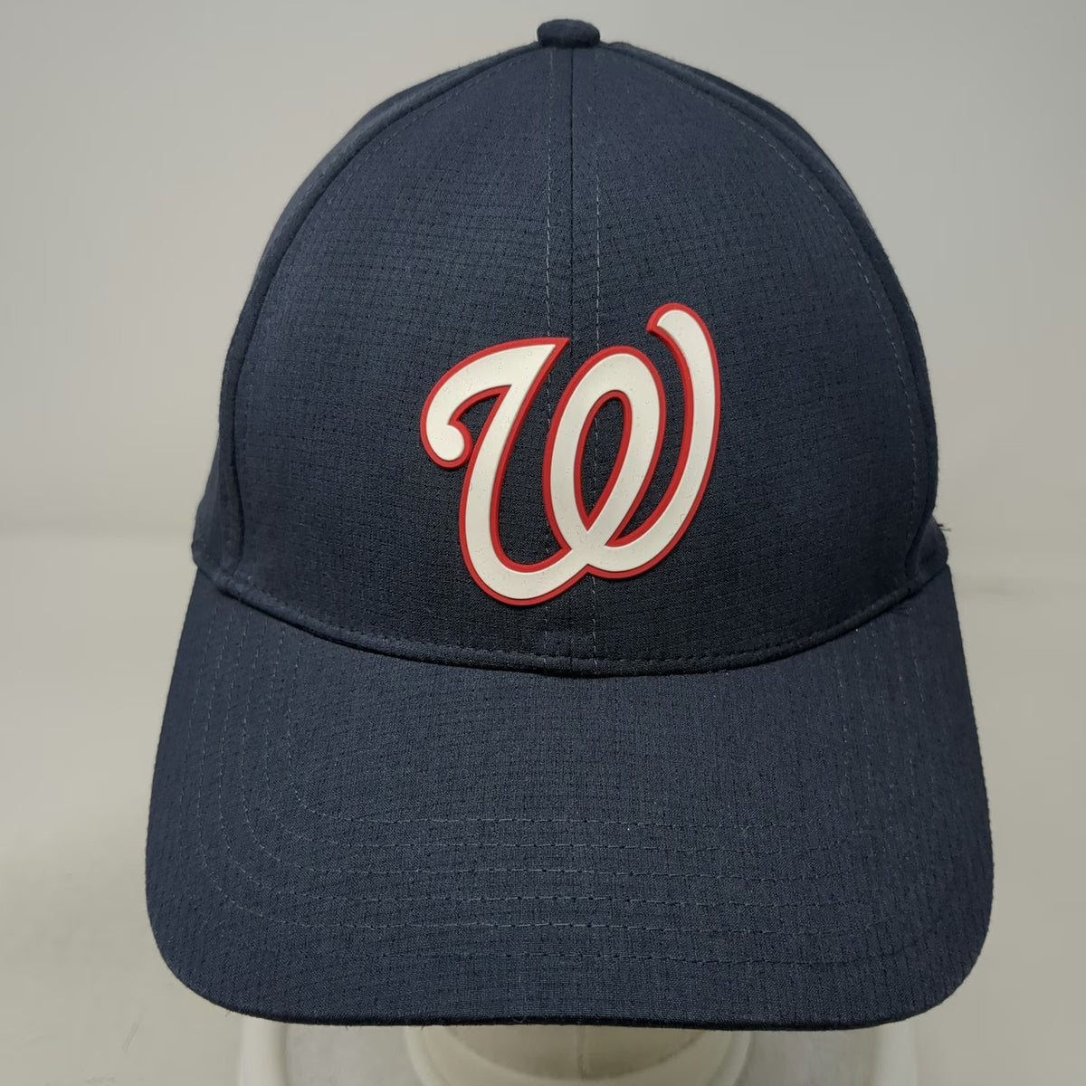 Washington Nationals MLB Under Armour Blue Red White OS Baseball Cap Strapback