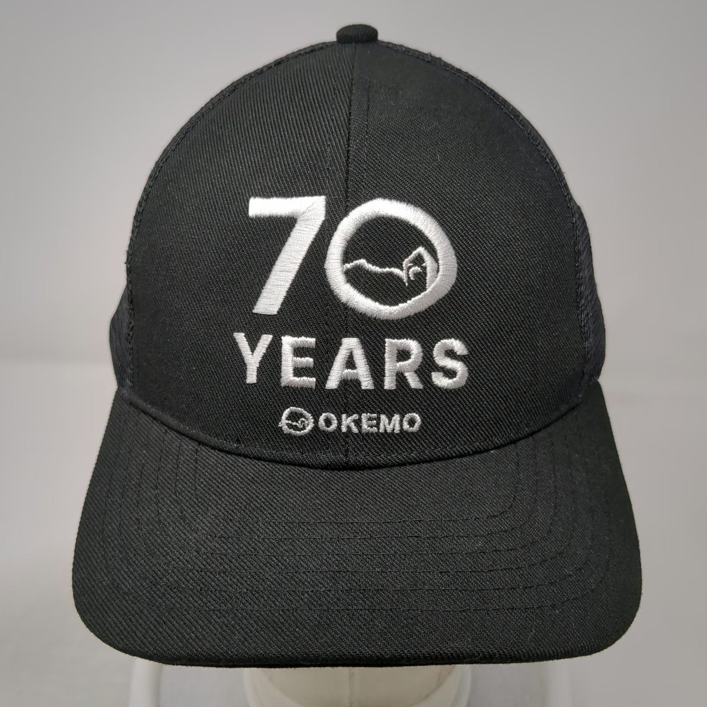Vail Resorts Trucker Hat Black One Size Okemo 70 Years Staff Pepsi Vermont Logo