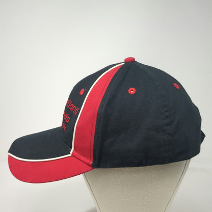 Otto Baseball Cap Black Red One Size Peatland Reds Trail MN Potato Mascot Hat