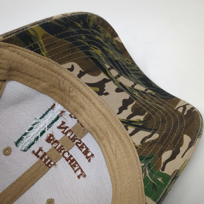 Mountain Lakes Baseball Cap Beige Green Camo One Size Burchell Nursery Tree Hat