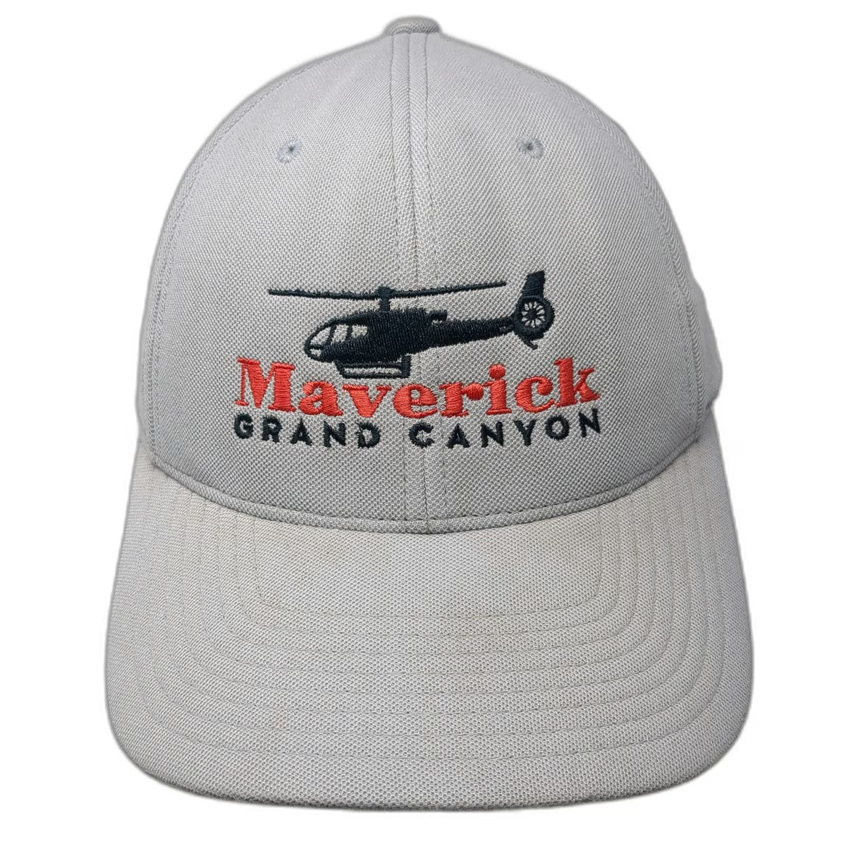 Yupoong Baseball Cap Gray OSFM Flexfit 110 Maverick Grand Canyon Helicopter Hat