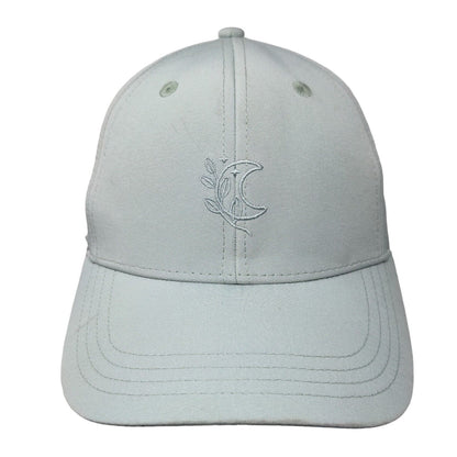 Blogilates Strapback Hat Ponytail Grayish-Green One Size Embroidered Moon