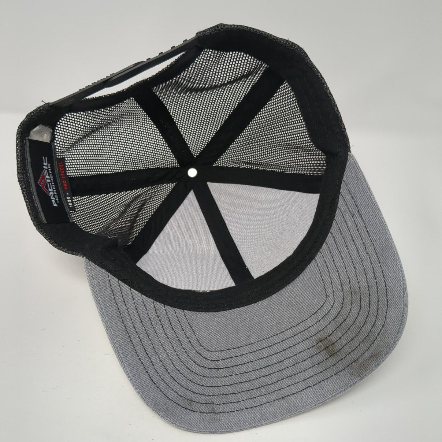 SXSBlog Snapback Mesh Back Trucker Hat Gray One Size Pacific Headwear
