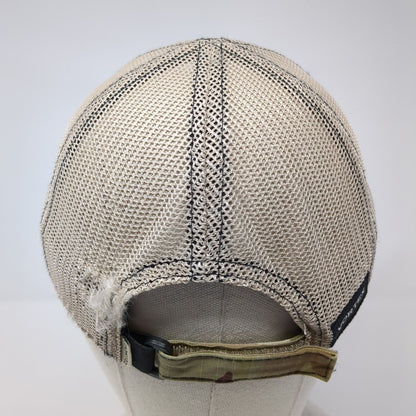 Vortex Strapback Hat Camouflage OS Adjustable Embroidered Mesh Back 6 Panel