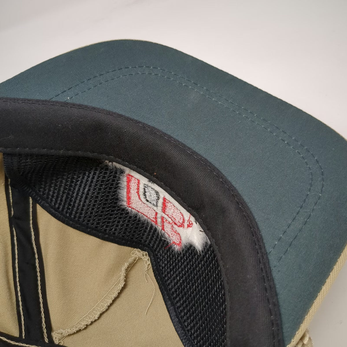Imperial 5 Panel Beige Hat One Size Farm Bureau Insurance Rope Slideback