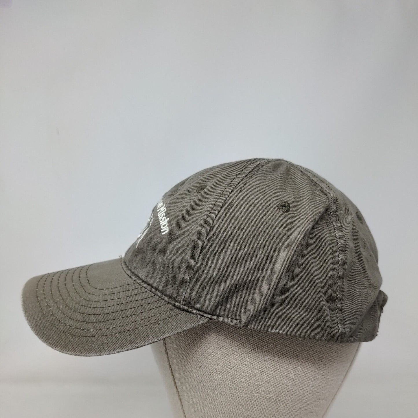 2015 Juneau Summer Mission Slideback Hat Brown OSFM Adjustable Embroidered OC