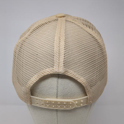 Save Water Drink Margs Snapback Trucker Hat Tan One Size Adjustable Mesh Back