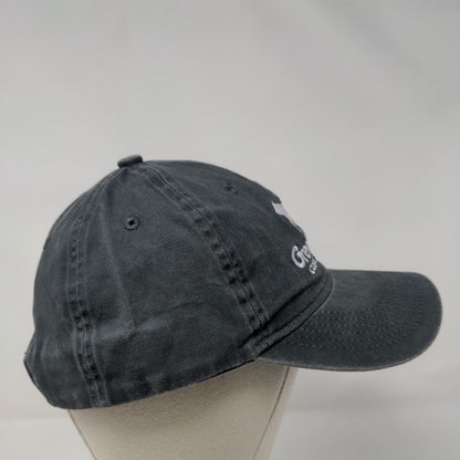 Greenfield Custom Meat Strapback Hat Gray One Size Adjustable Port Authority