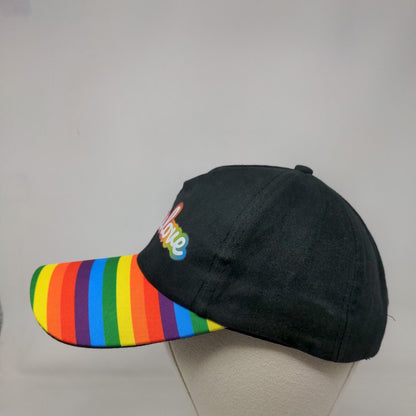 Love is Love Rainbow Strapback Hat Multicolor One Size Adjustable Colorful