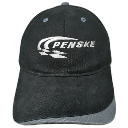 Sportsman Baseball Cap Black One Size Penske Racing Embroidered Hat Strapback