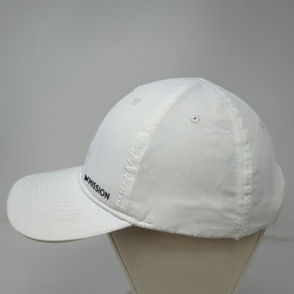 Mission Baseball Cap White One Size Strapback Cooling Performance Athletic Hat