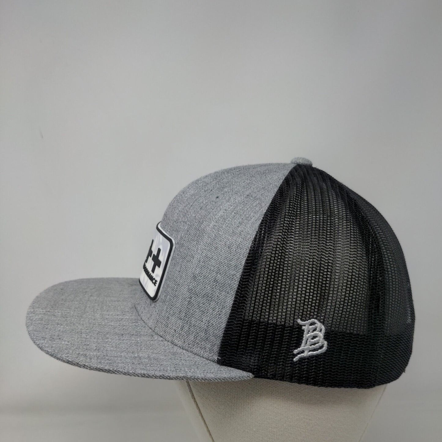 Add 2 Performance Patch Snapback Trucker Hat Gray One Size Mesh Back