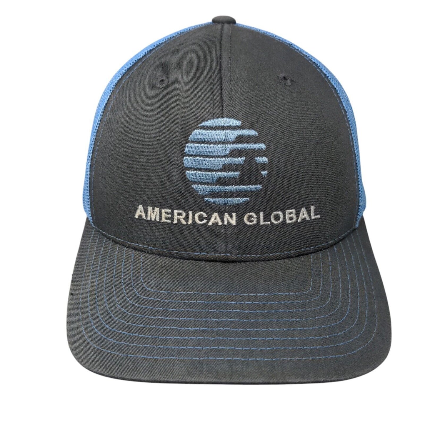 American Global Snapback Trucker Hat Multicolor One Size Mesh Back Richardson