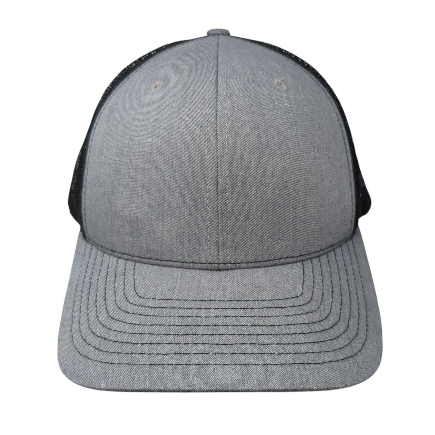 Altabank Snapback Trucker Hat Gray One Size Adjustable Mesh Back Richardson