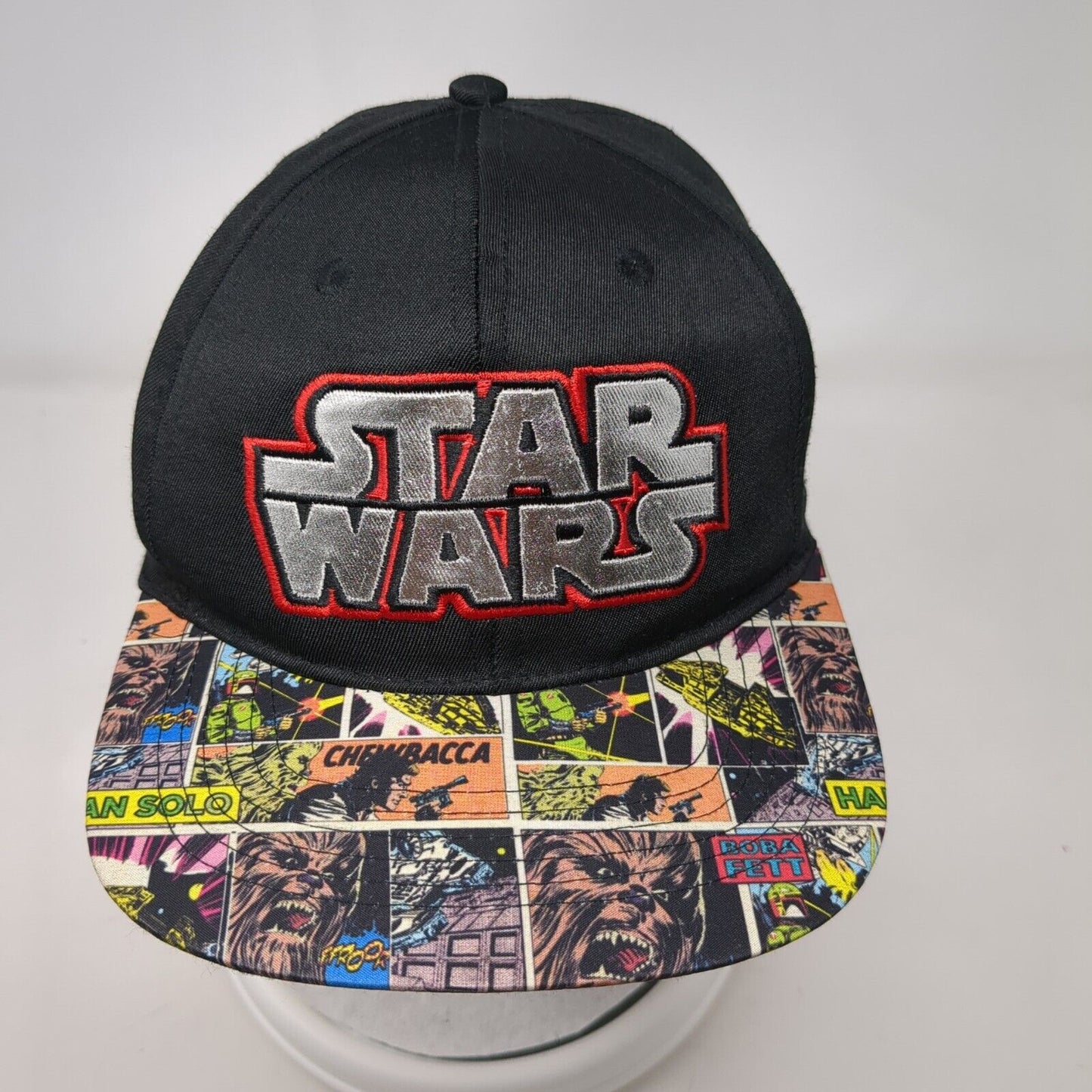 Star Wars Comic Book Snapback Hat Multicolor One Size Adjustable Embroidered