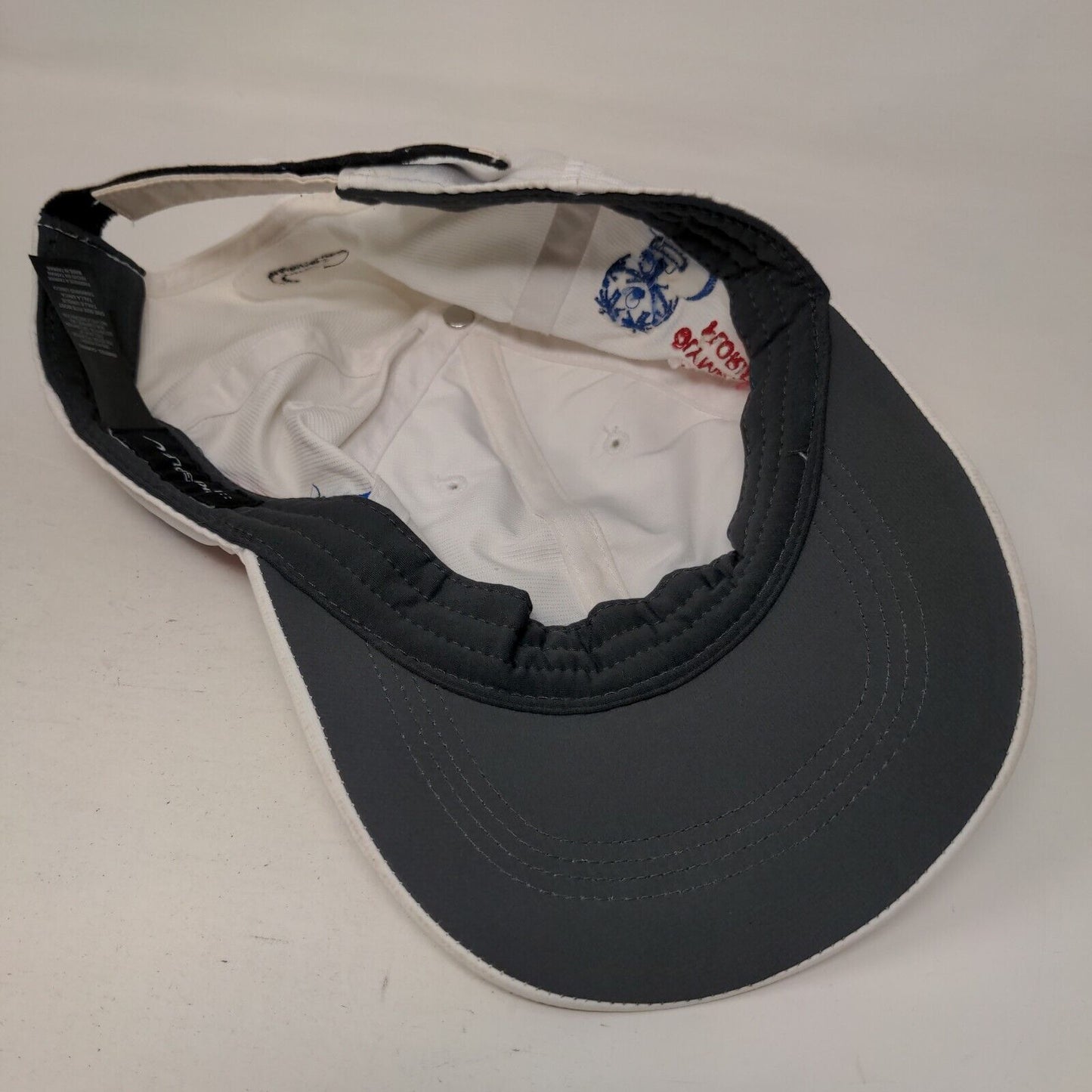 Nike Golf Strapback Hat White OSFM Special Olympics Florida Heathrow