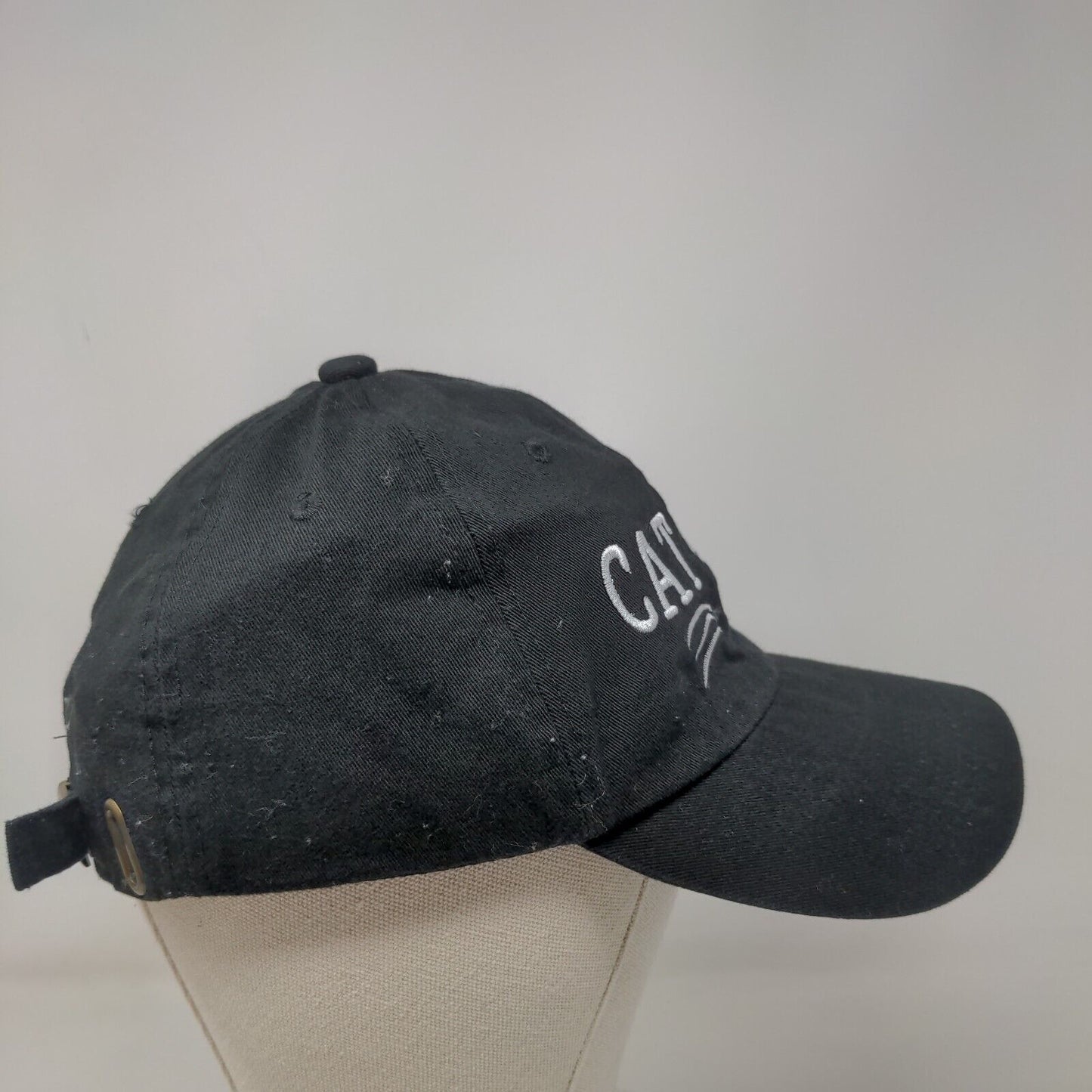 Cat Mom Slideback Hat Black OSFM Adjustable Embroidered 6 Panel Handy Hats