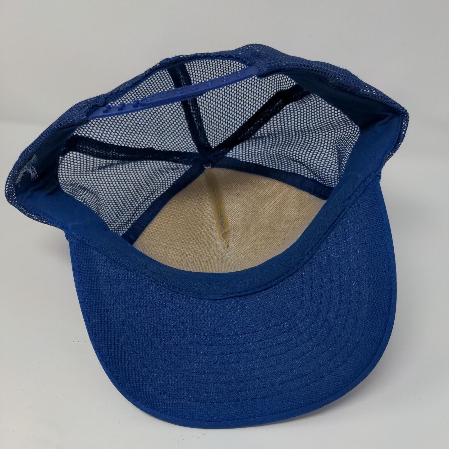 Minidoka County Fair & Rodeo Snapback Trucker Hat Blue OSFA Mesh Back Rope