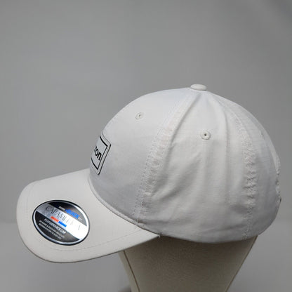 Micron Strapback Hat White One Size Adjustable Cap America Performance