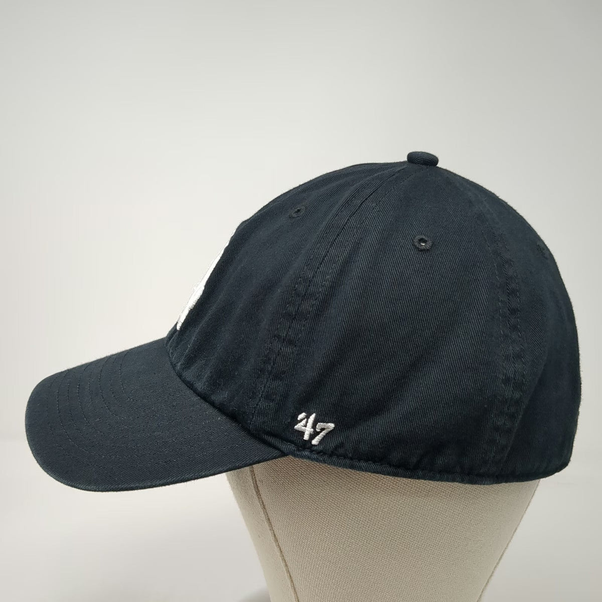 Los Angeles Dodgers MLB '47 Baseball Cap Black One Size Cotton Hat Slideback