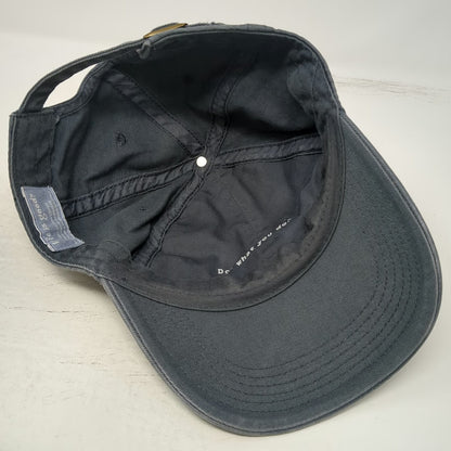 Life is Good Baseball Cap Gray One Size Slideback Cotton Embroidered Patch Hat
