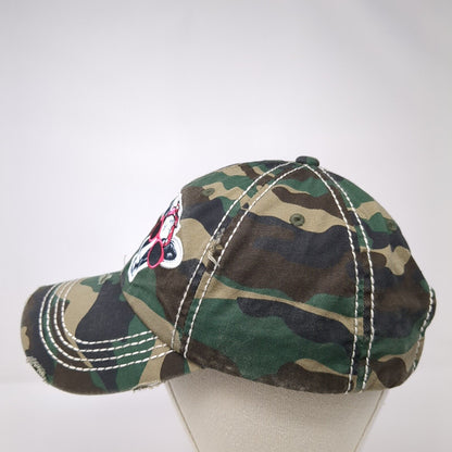 This Heifer Don't Take No Bull Strapback Hat Camouflage OS Distressed KB ETHOS