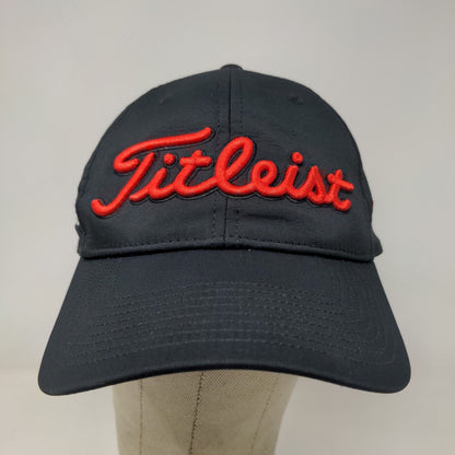Titleist Men's Slideback Hat Black Prairie View Golf Club Embroidered Logo