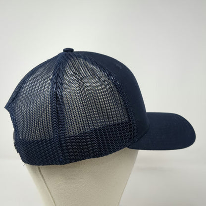 Richardson Trucker Hat Blue One Size Crawford Door Sales Mesh Back Snapback