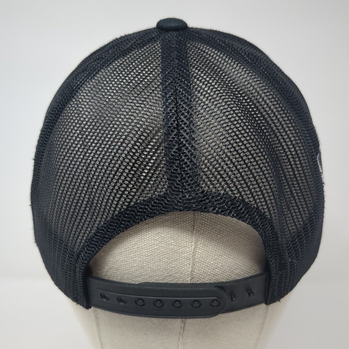Built For Idaho Snapback Mesh Back Trucker Hat Black One Size Embroidered