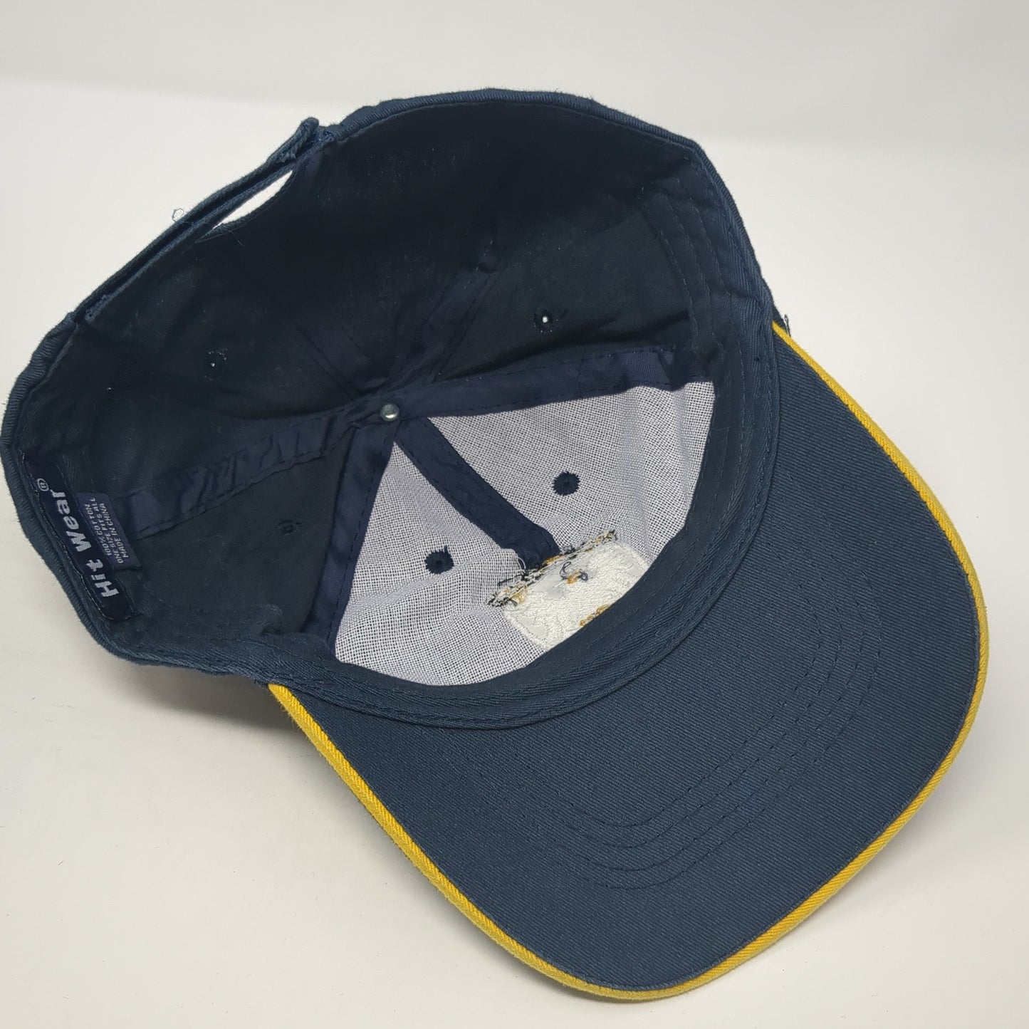 Movax Strapback Hat Blue One Size Adjustable Embroidered Logo Hit Wear
