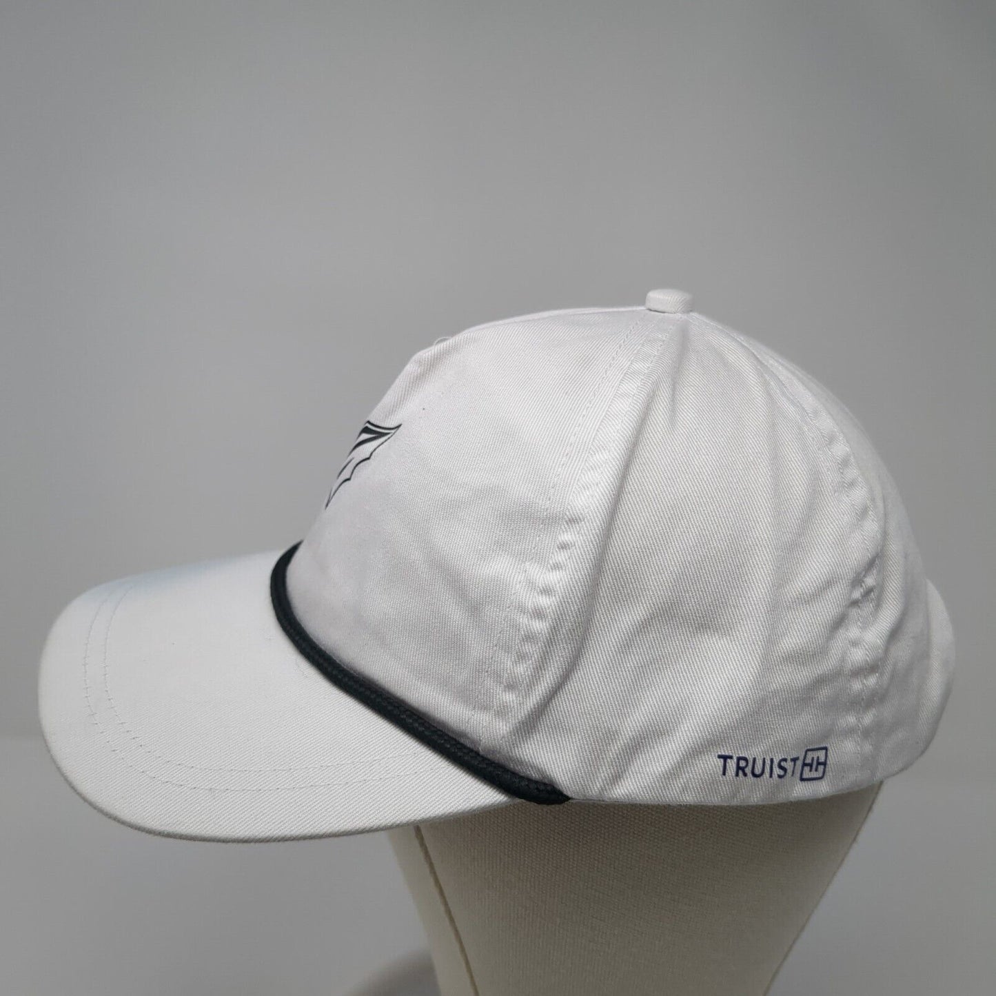 Truist Snapback Hat White One Size Adjustable 6 Panel Rope Port Authority