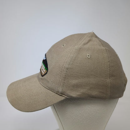 Mohr's Baseball Cap Brown One Size 2008 Cartoon Chuckwagon Patch Slideback Hat