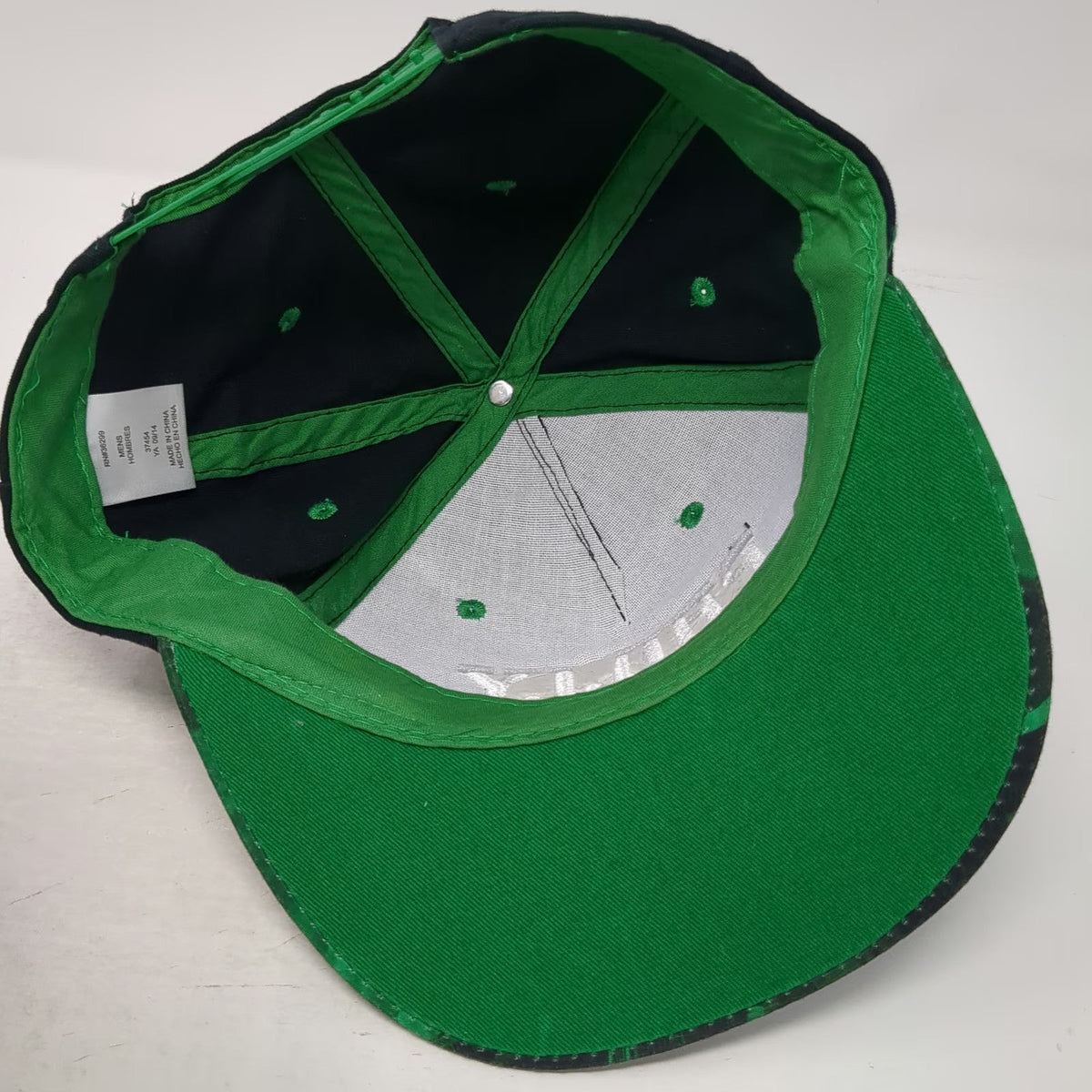 5 Panel Black Green One Size Philly Skyline Graphic Embroidered Snapback Hat