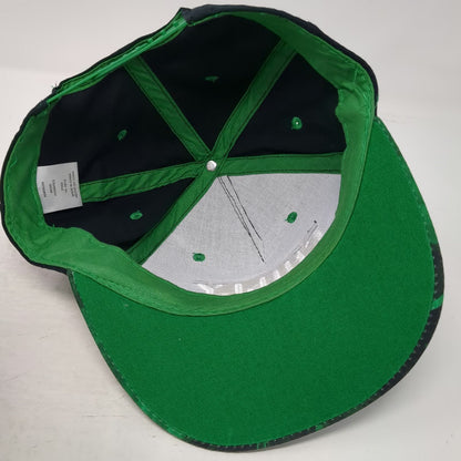 5 Panel Black Green One Size Philly Skyline Graphic Embroidered Snapback Hat