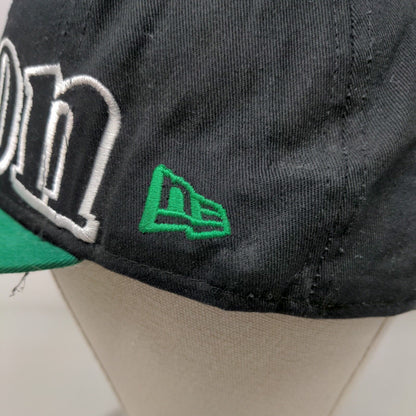 Boston Celtics Snapback Hat Black Green OSFM New Era Hardwood Classics NBA