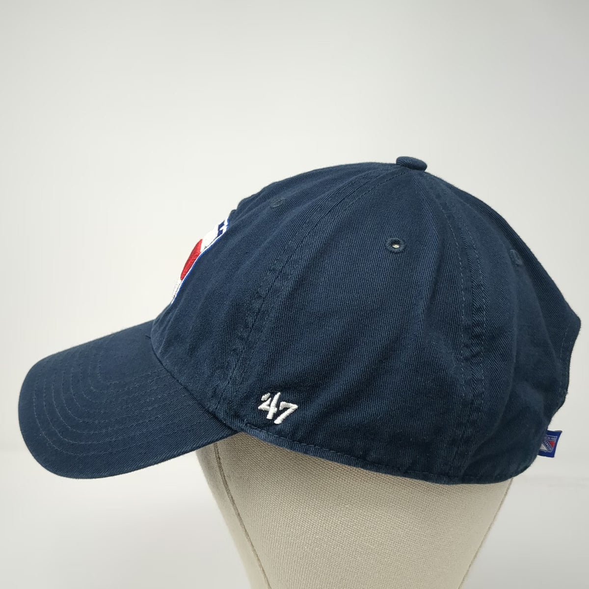 New York Rangers NHL '47 Blue Cap One Size Embroidered Logo Slideback Sport Hat