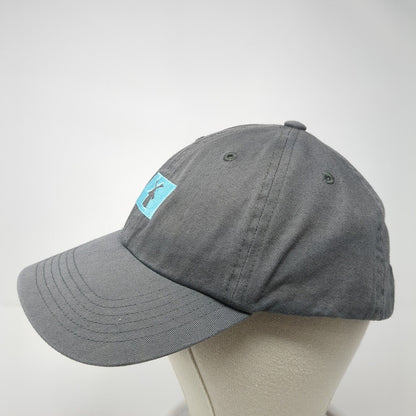 Cheers To The Wiseman Slideback Hat Gray One Size Adjustable Embroidered